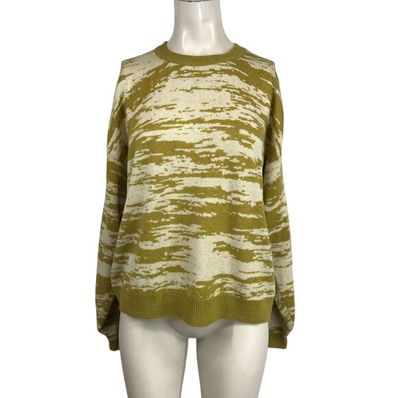 PRANA - WOMEN'S MEDIUM - GREEN LONG SLEEVE CREW NECK SWEATSHIRT - Picture 1 of 9